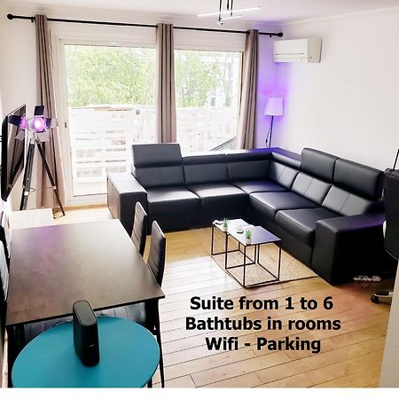 Suite From 1 To 6 - Bathtubs In Rooms - Air Conditioned Residential Appartement - Self-Arrival - Wifi - Netflix Disney - Kitchen - Laundry - Parking Avignon Extérieur photo